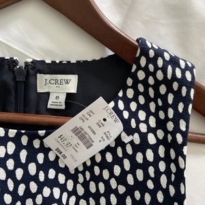J. Crew dotted sheath dress